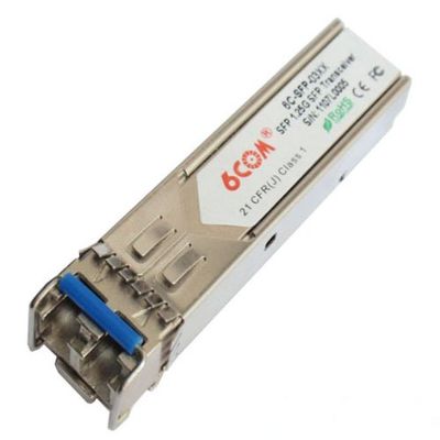 6COM 1550nm 50km SFP Optical Transceiver compatible Planet MGB-L50