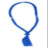 Iconsgr Handmade Blessed Christian Orthodox Greek Komboskoini Prayer Rope 100knots Pentant Blue2 view 1