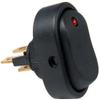 Peterson PMV5584PT Led Red Oblong, Rocker 25A/12V .5 Mount .25B view 1