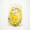 TURCK RKM 40-4M 4 Meter Length, 4 PIN, 7/8 INCH MINIFAST, CORDSET, Nickel Plated Brass Coupling, Oil Resistant, PVC Jacket, ROHS Compliant, Single Ended, Straight Female Connector, U2045 view 1