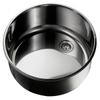 Ambassador Marine Cylinder Stainless Steel Ultra Mirror Polished Finish Sink, 15-Inch Wide x 6-Inch Deep view 1