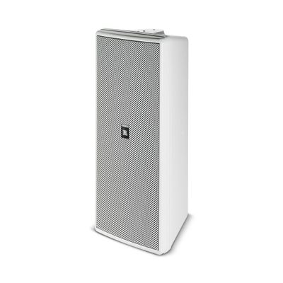 JBL Professional Control 30-WH Three-Way High Output Indoor/Outdoor Monitor Speaker, White, 10-Inch