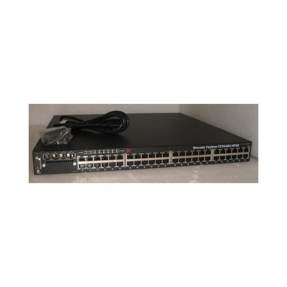 Brocade FCX648S-HPOE FastIron 648S-HPOE Layer 3 Switch