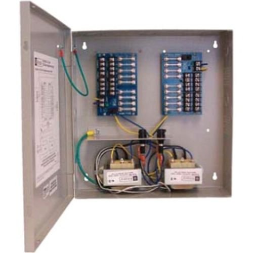 Model ALTV2416ULX provides 24VAC or 28VAC distributed via sixteen (16) fuse protected outputs.