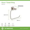 Symmons 363TR-STN Duro Wall-Mounted Towel Ring in Satin Nickel view 4