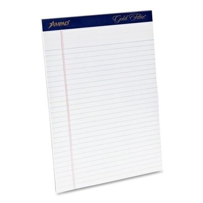 Esselte Pendaflex Corporation Perforated Pads,Legal,50 Shts,8-1/2"X11-3/4",White(Pack Of 1)