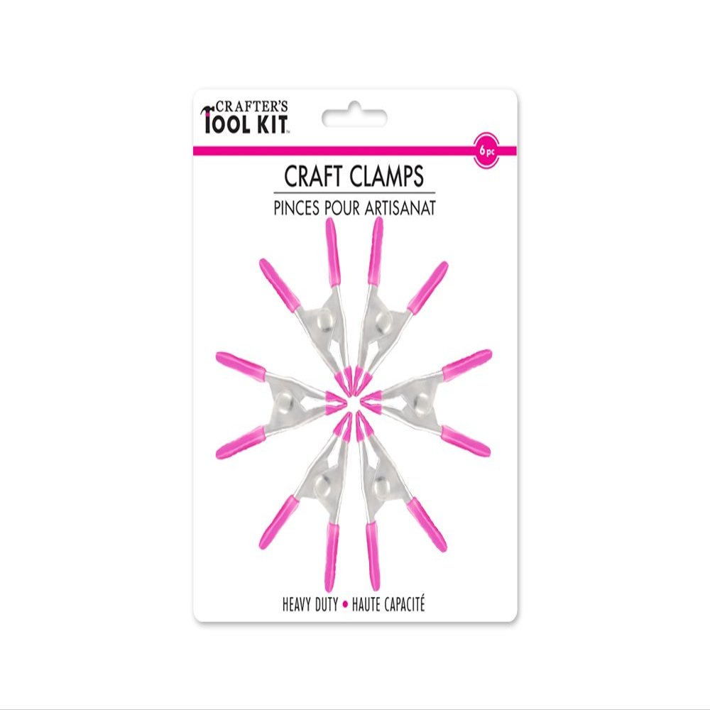 Crafter's Toolkit CT530 6 Piece Craft-Clamps Heavy Duty