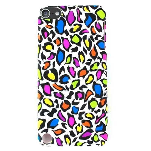 Cell Armor Hybrid Protector Case for iPod touch 5 (Colorful Leopard Print on White)