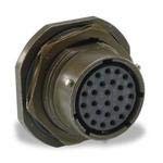 045484-0010, Conn Miniature Circular SKT 19 POS Solder ST Cable Mount 19 Terminal 1 Port