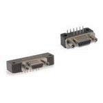 096514-0177, Conn Micro D-Subminiature PIN 21 POS Solder RA Thru-Hole 21 Terminal 1 Port