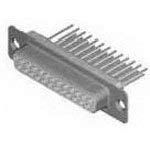 051525-0107, Conn D-Subminiature SKT 37 POS 2.84mm Wire Wrap ST Thru-Hole 37 Terminal 1 Port