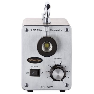 AmScope LED-30W 30W LED Cold Fiber Optic Illuminator