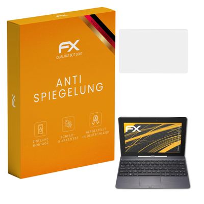 atFoliX Screen Protector compatible with Asus Transformer Book T100 / T100TA Screen Protection Film, anti-reflective and shock-absorbing FX Protector Film (2X)