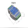 UTEK UT-5204 4port RS485 Guide Rail Type Intelligent Hub(4-Port RS-485 Hub, Rail-Mounted,Binding Post, PhotoElectric Isolation) view 4