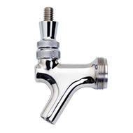 TapRite BF1002 Chrome Plated Beer Faucet with Stainless Steel Lever - Chrome