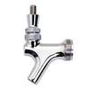 TapRite BF1002 Chrome Plated Beer Faucet with Stainless Steel Lever - Chrome view 1