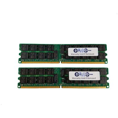 CMS 32GB (2X16GB) DDR3 10600 1333MHZ ECC Registered Quad Rank DIMM Memory Ram Compatible with Dell Poweredge R910 ECCR QR X8 Low Voltag for Server Only - C1