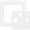 Axing SZU 2-10 Cover Plate Two-Parts for Antenna Wall Socket, White view 1