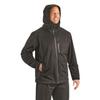 Guide Gear Mens Stretch Waterproof Rain Jacket with Hood, Breathable Lightweight for Hiking Fishing Camping Outdoors Black XL view 2