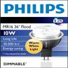 Philips 432427 10-watt Dimmable MR16 LED 2700K GU5.3 Flood Light Bulb, Warm White view 2