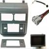 Carxtc Wire Harness, Dash Kit, Antenna Adapter and Radio Pocket Fits Chevy Chevrolet GMC 1992-94 Suburban, Yukon, Blazer and 1988-94 Pickup (Combo Complete Install Package) Gray Dash view 1