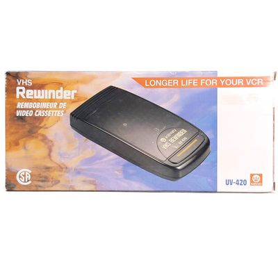 Kinyo VHS Rewinder Model UV-420 - VHS Tape Winder (Black)