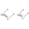 gb Gardner Bender 1/2 in. W Plastic Insulated Cable Staple 100 pk view 4