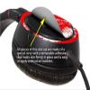 Big Kiss Lips White on Red - Decal Style Vinyl Skin fits Sony MDR ZX100 Headphones (Headphones NOT Included) view 2