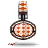Boxed Burnt Orange - Decal Style Vinyl Skin fits Sony MDR ZX100 Headphones (Headphones NOT Included) view 1