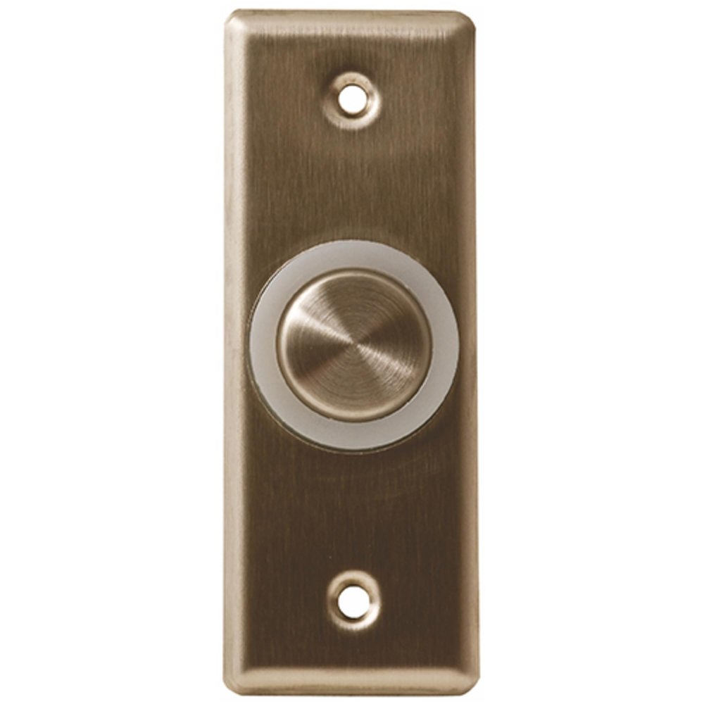 Camden Door Controls - CM-9610 - Camden CM-9610 Illuminated Piezoelectric Push Button, Narrow Faceplate, Blank