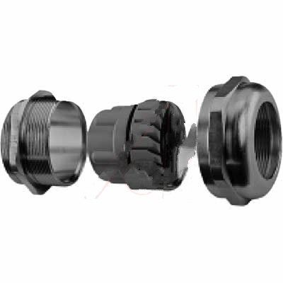 Altech Corp. 4220663, Gland, Cable; Metric; M 63 x 1.5; 65 mm; 54 mm; 63 mm; Brass; Neoprene; Nickel