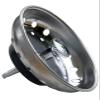 Replacement Post Type Kitchen Sink Basket, Chrome Plated view 1
