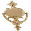Hillman Hardware Essentials Door Knocker with Viewers Bright Brass 8 Inch" 852726 view 1