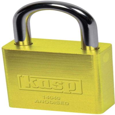 Kasp K14040GOLD 40 mm Aluminium Pad Lock - Gold