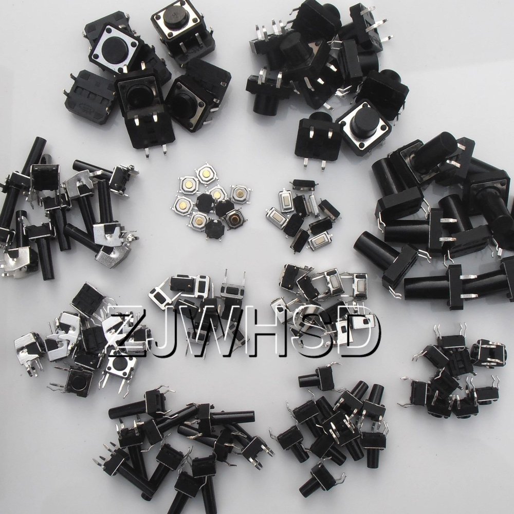120pcs (each 10 pieces) Momentary Tact Tactile Push Button Switch SMD Set [waynetool]