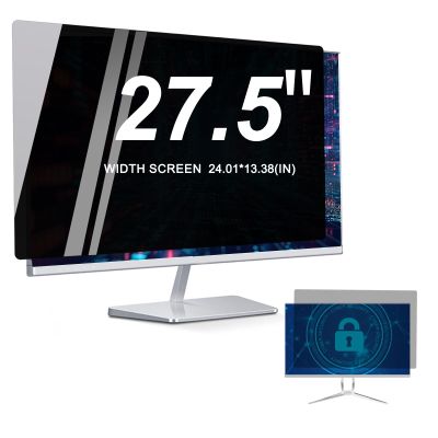 TYLGDSGS 27.5" Privacy Screen Filter for Widescreen 16:9/10 Aspect Ratio Anti-Glare/Anti Blue Light/Anti Scratch Film. Data Confidentiality Protector Film. Size is(610 * 340 mm, 24.01 * 13.38 inch).