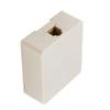 uxcell Surface Mount Jack RJ11 Keyed 6P4C Screw Terminal Grey White view 4