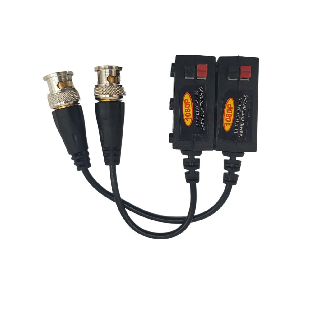 Evertech 50 Pairs 5MP Passive HD BNC Video Balun Transceiver Transmitter AHD/TVI/CVI/CVBS Cable Connectors for 720P/960P/1080P/3MP/5MP CCTV Security Cameras