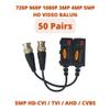 Evertech 50 Pairs 5MP Passive HD BNC Video Balun Transceiver Transmitter AHD/TVI/CVI/CVBS Cable Connectors for 720P/960P/1080P/3MP/5MP CCTV Security Cameras view 2