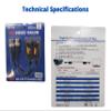 Evertech 50 Pairs 5MP Passive HD BNC Video Balun Transceiver Transmitter AHD/TVI/CVI/CVBS Cable Connectors for 720P/960P/1080P/3MP/5MP CCTV Security Cameras view 4