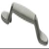 3" ANT Iron Spoon Knob view 1