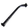 L.A Ornamental Goose Neck Keypad Stand Intercom Holder Telephone Entry Pedestal Gate Pillar Curve Post Offset Key Pad Stand Aluminum 42 Black view 4