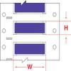 Brady PermaSleeve Polyolefin Wire Marking Sleeves, 0.5" Dia x 1.5" W, Violet, Roll of 250 view 1