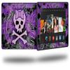 Purple Girly Skull - Decal Style Skin fits 2013 Amazon Kindle Fire HD 7 inch view 1
