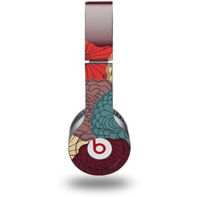 WraptorSkinz Skin Decal Wrap Compatible with Beats Solo HD Flowers Pattern 04 (Headphones NOT Included)