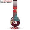 WraptorSkinz Skin Decal Wrap Compatible with Beats Solo HD Flowers Pattern 04 (Headphones NOT Included) view 2