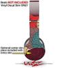 WraptorSkinz Skin Decal Wrap Compatible with Beats Solo HD Flowers Pattern 04 (Headphones NOT Included) view 3