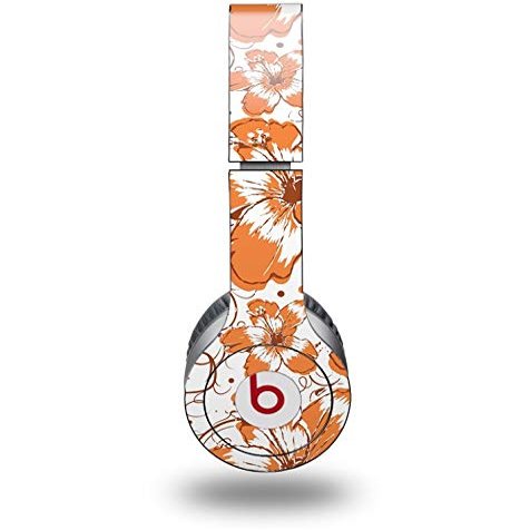 WraptorSkinz Skin Decal Wrap Compatible with Beats Solo HD Flowers Pattern 14 (Headphones NOT Included)
