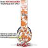 WraptorSkinz Skin Decal Wrap Compatible with Beats Solo HD Flowers Pattern 14 (Headphones NOT Included) view 3