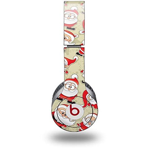 WraptorSkinz Skin Decal Wrap Compatible with Beats Solo HD Lots of Santas (Headphones NOT Included)